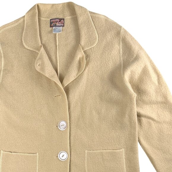 April Cornell Wool Cardigan, Women's Cottagcore Shacket, Size M/L - Picture 7 of 13